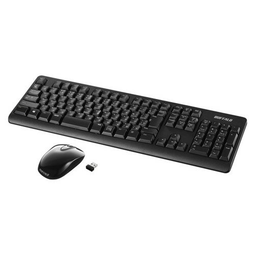 【5個セット】 BUFFALO BSKBW120SBK BSKBW120Sシリーズ　キーボード ブラック(2.0)
