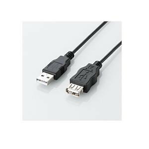 Rakuten - 【2個セット】 エレコム U2C-JE10BK エコUSB2.0延長ケーブル(AM-AFタイプ) 1.0m