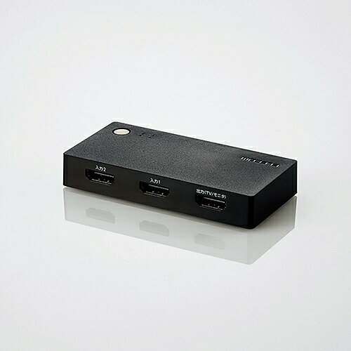 【10個セット】 エレコム DH-SWL2BK HDMI切替器 2ポート