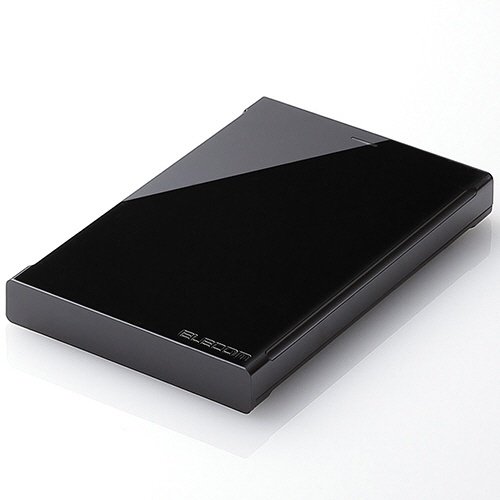 ELECOM USB3.0対応ポータブルハードディスク ELP-CEDUBKシリーズ 2TB リーダー ブラック シリーズ ハードディスク エレコム インターフェース 外付け パソコン周辺機器 送料無料
