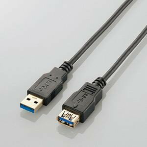 Rakuten - 【5個セット】 USBケーブル エレコム USB3-EX20BK 極細USB3.0延長ケーブル A-A [USB3.0 A - A] 2.0m ブラック