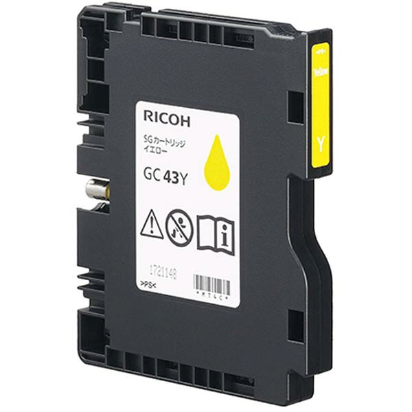 【2個セット】 リコー インクカートリッジ GC43Y イエロー 純正 515949 Ricoh RICOH GC-43Y インク カートリッジ プリンター用 交換用 auc-ulmax-11991084 ウルマックス 楽天市場店 パッケージ画像