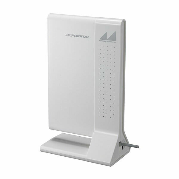 Rakuten - 日本アンテナ ARBL1(W) 室内用UHFアンテナ (ブースター内蔵/ホワイト) ホワイト アンテナ アンテナ関連 地デジ室内アンテナ ホワイト色 ブースター内蔵 ブースター内蔵タイプ 室内アンテナ 強電界地域向け ブースター内蔵型