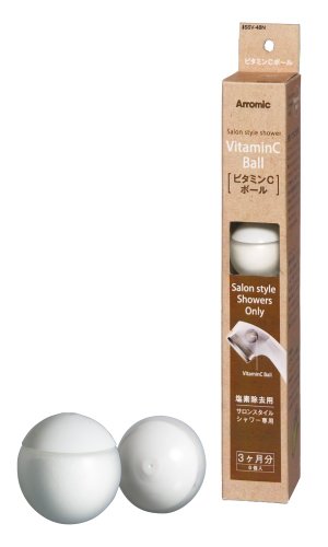 Bath Supplies - 【5個セット】 アラミック SSV-48N ビタミンC サロンスタイルシャワー専用 ビタミンCボール カートリッジ 日本製 Arromic お風呂 サロンスタイル 日用品 ストック 美容 スキンケア シャワーヘッド 塩素除去 シャワー バス用品 詰め替え用 人気商品