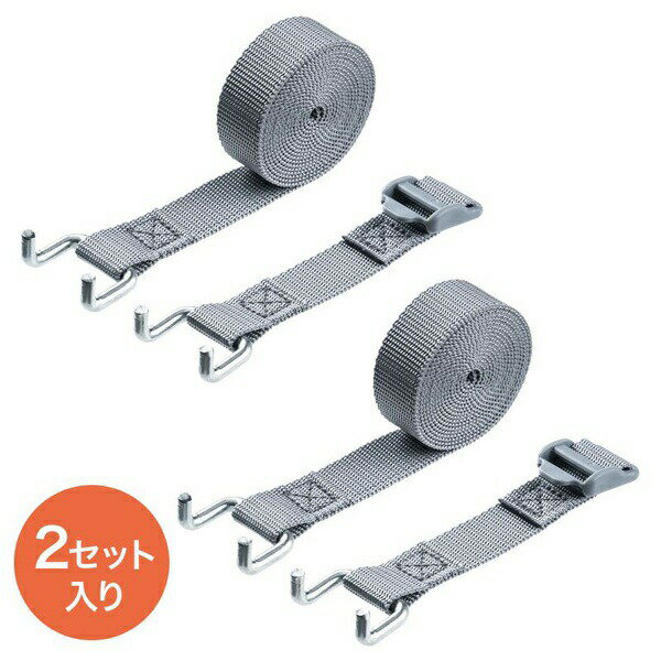 サンワサプライ RAC-BL1N 固定ベルト 2本セット グレー ASNRAC-BL1N パソコン オフィス用品 耐震グッズ