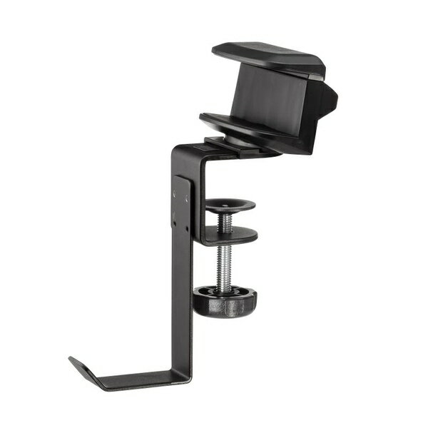 サンワサプライ PDA-STN72BK ブラック ヘッドホンフック ヘッドホンハンガー 金属製 タップホルダー付き レコーディング ヘッドフォン イヤフォン