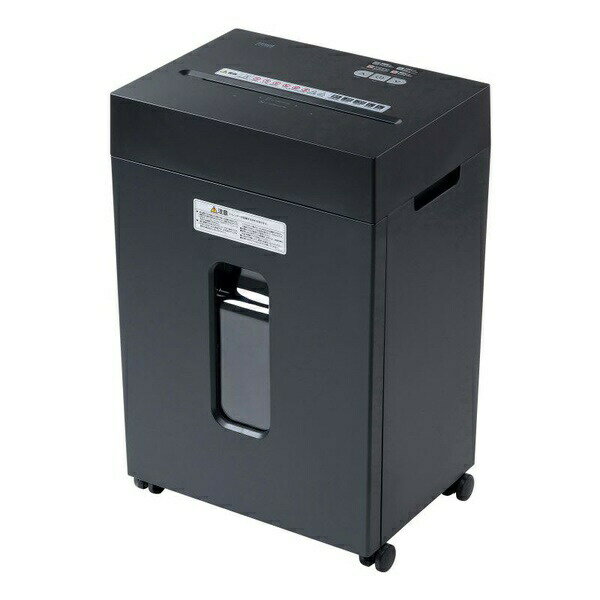サンワサプライ PSD-CC002BK シュレッダー クロスカット 大容量30L A3対応 CD/DVD対応 カード対応 情報漏洩対策
