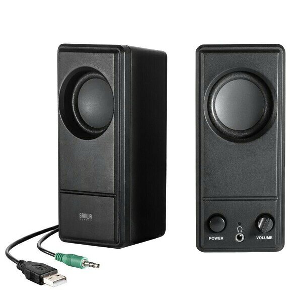 산와 공급 MM-SPL18UBK USB 전원 PC 스피커 주변 장치 스피커 SANWA SUPPLY 무료 배송