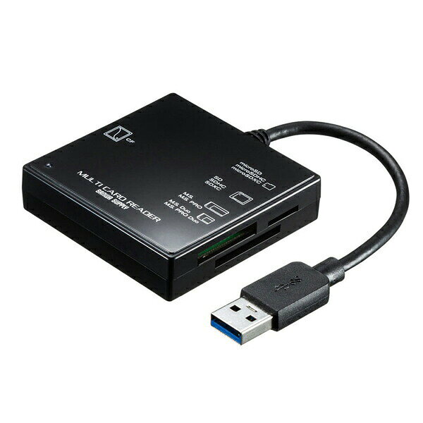 サンワサプライ ADR-3ML39BKN USB3.1 マルチカードリーダー ペリフェラル カードリーダー SANWA SUPPLY 送料無料