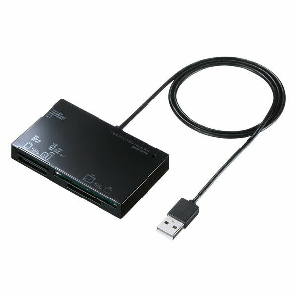 SANWA SUPPLY - サンワサプライ ADR-ML19BKN USB2.0 カードリーダー ペリフェラル カードリーダー SANWA SUPPLY 送料無料