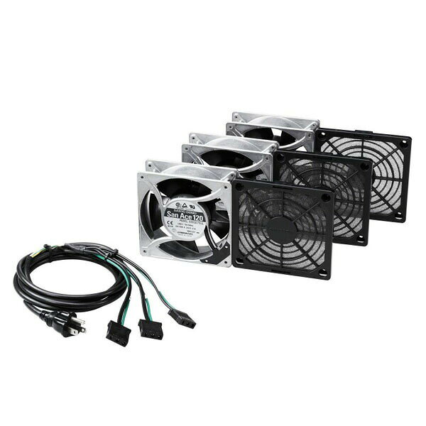 サンワサプライ CP-FANS38-3A 放熱ファン高速タイプt=38mm 3個セット ファニチャ 外販ラック SANWA SUPPLY 送料無料