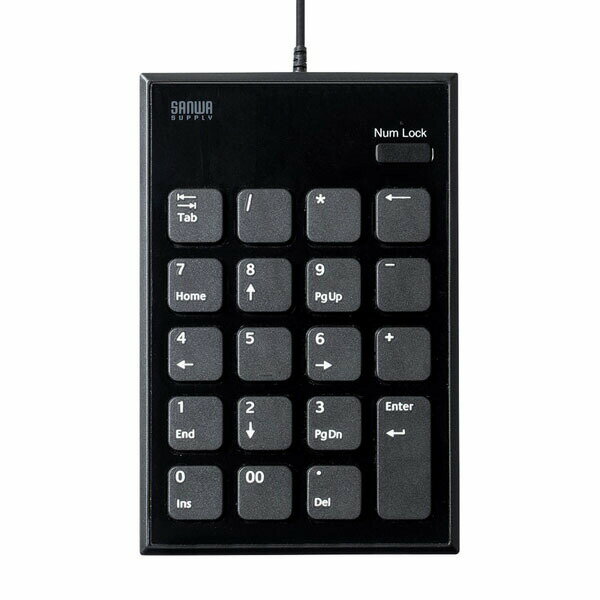 サンワサプライ NT-23UBK 静音USBテンキー ペリフェラル テンキー SANWA SUPPLY 送料無料