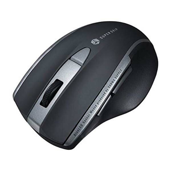サンワサプライ MA-BTBL167BK 静音BluetoothブルーLEDマウス（5ボタン） ペリフェラル マウス SANWA SUPPLY 送料無料