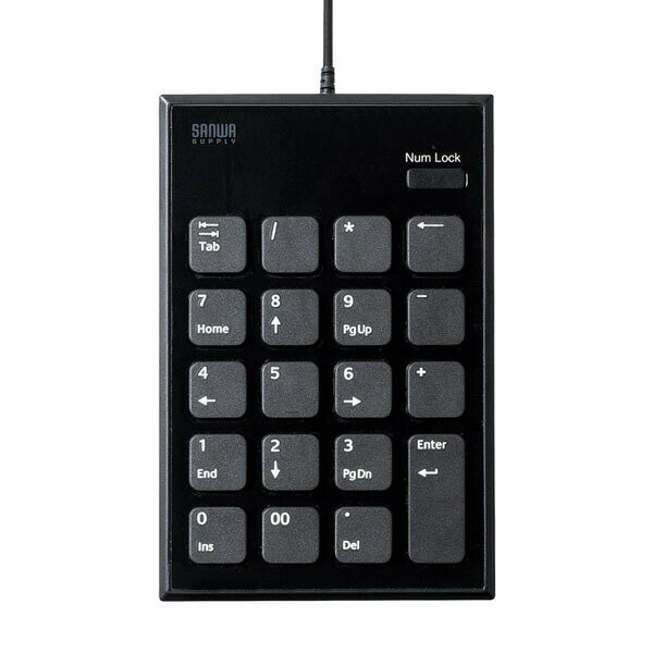 サンワサプライ NT-23CBK 静音TypeCテンキー ペリフェラル テンキー SANWA SUPPLY 送料無料