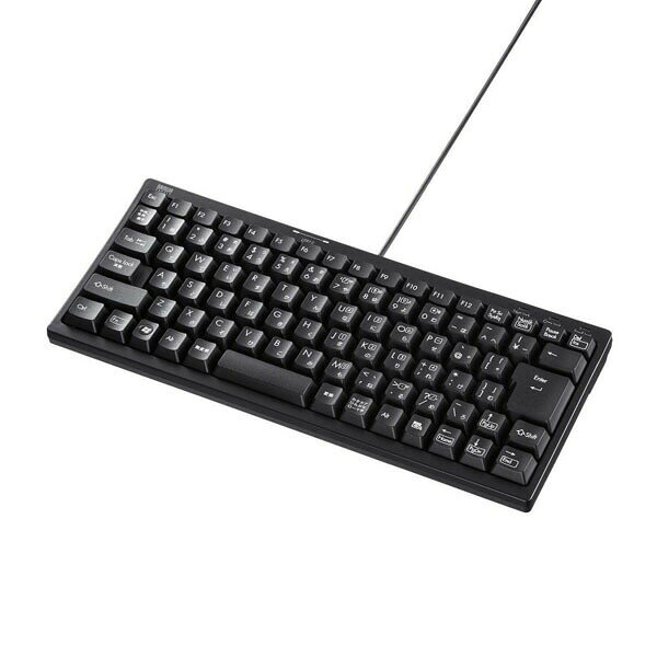 乐天商城 - サンワサプライ SKB-KG3UH2BK USBハブ付コンパクトキーボード ペリフェラル キーボード SANWA SUPPLY 送料無料