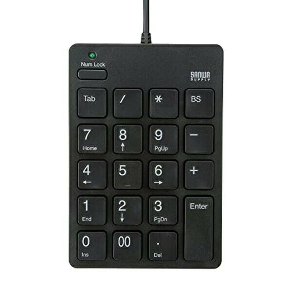 サンワサプライ NT-18CUBK USBテンキー ペリフェラル テンキー SANWA SUPPLY 送料無料