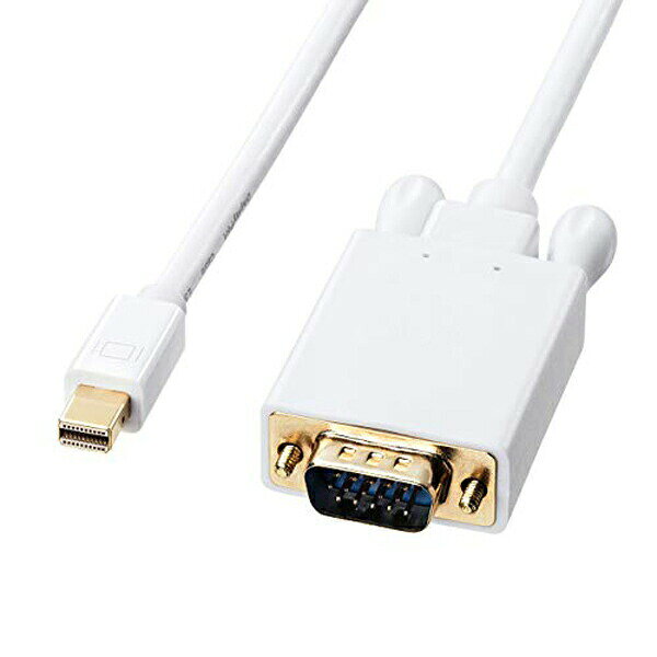 サンワサプライ KC-MDPVA10 ミニDisplayPort-VGA変換ケーブル 1m ケーブル モニタケーブル SANWA SUPPLY 送料無料