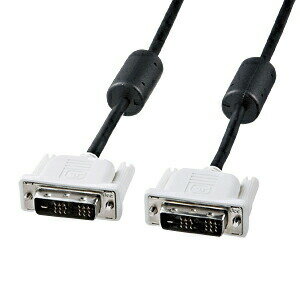 サンワサプライ DVIシングルリンクケーブル KC-DVI-3SL モニターケーブル パソコン用 3m スリム DVIケーブル シングルリンク DVI24pinオス（DVI minus D） minus DVI24pinオス（DVI minus D） ディスプレイケーブル 送料無料