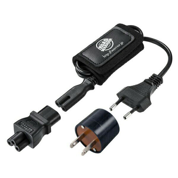 Cタイププラグの最大250V対応電源コード　Aタイプ変換アダプタ付き●渡航先の国で使えるノートパソコン用電源コードです。●最大250Vまで対応しています。●コード長が60cmとコンパクトで、携帯性に優れています。≪ご注意≫※日本国内では使用できません。※本機には電圧の変換機能はありません。※本製品は経済産業省の例外承認を受けた商品です。※本機付属の3ピン変換アダプタは、DELLパソコンの一部の機種には使用できませんのでご注意ください。※付属品のCタイプからAタイプへ変換するアダプタのみPSE表示あります。（PSE認可のアダプタ）≪対応国≫【Aタイプ】アメリカ・カナダ・グアム・台湾・サイパン・カンボジア・フィリピン・ブラジル・メキシコ【Cタイプ】イタリア・インド・インドネシア・オーストリア・スイス・タイ・スウェーデン・ドイツ・フランス■プラグ形状（電源コンセント側）：Cタイプ、Aタイプ■プラグ形状（ACアダプタ側）：2P、3P■定格容量：2.5A・250V■PSE適合規格：あり■サイズ：W35×D35×H48mm■重量：30g■電源コード長：60cm■付属品：Aタイプ電源変換アダプタ、3ピン変換アダプタ、コードベルト