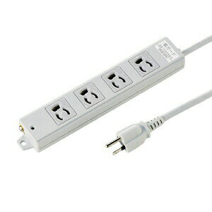 樂天商城 - 【2個セット】 サンワサプライ 工事物件雷ガード タップ (4個口 3m) TAP-K4SP-3 電源タップ 業務用タップ 3P 4口 3m 抜け止めコンセント仕様 雷ガード付 アース付 絶縁キャップ付 コンセント おまとめセット 送料無料