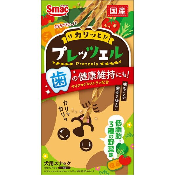 乐天商城 - スマック プレッツェル低脂肪3種の野菜味 30g