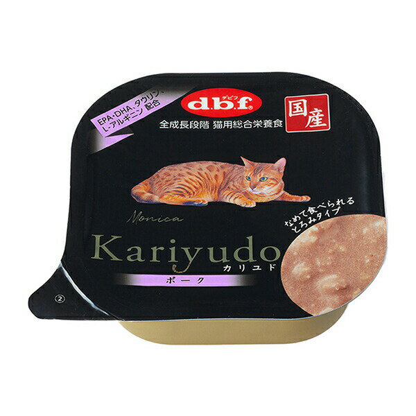 Rakuten - デビフペット Kariyudo カリユドポーク 95g 猫用フード レバー チキン ポーク ウェット 全年齢 全品種 デビフ レトルトパウチ 猫用ウェット キャットフード ペットフード カリユド 総合栄養食 ウェットフード トレイ 全成長段階 ネコ 安心素材 価格は1個のお値段です