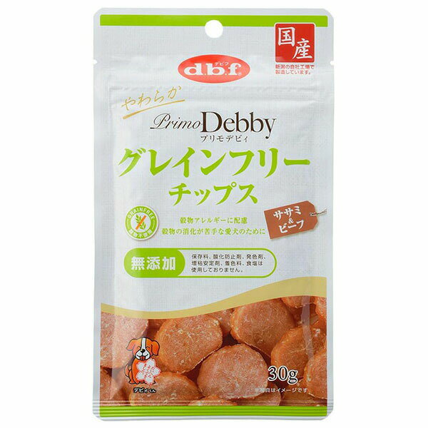 乐天商城 - 【3個セット】 デビフペット プリモデビィ グレインフリーチップス ササミ&ビーフ 30g