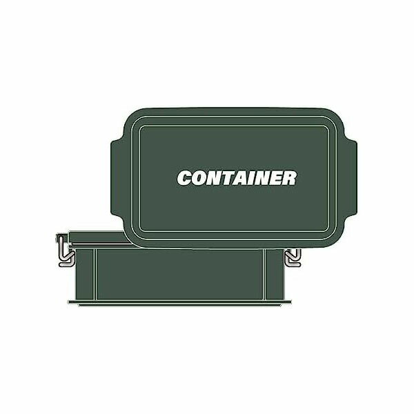 乐天商城 - OSK オーエスケー 弁当箱 CONTAINER コンテナランチボックス 仕切付 グリーン 750ml 日本製 食洗機 電子レンジ対応 汚れにくい 抗菌 2点ロック パッキン付き 汁漏れ防止 おしゃれ かわいい 小物入れ 男女兼用 子供用 大人用 学生 CNT-750 人気商品