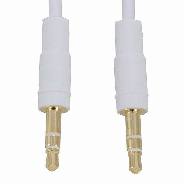 オーム電機 IP-C18SP-W 3.5STPー3.5STP 1.8M OHM 金メッキ オーディオケーブル