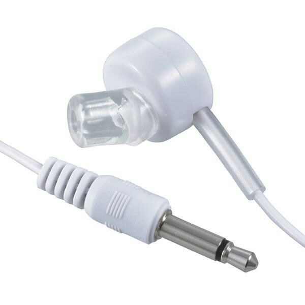 オーム電機 EAR-B351-W モノラルイヤホン3.5 I型 1M 白 OHM ラジオ用 ホワイト カナル型 オーディオ ミニプラグ ストレート型 モノラルイヤホン 片耳 有線 片耳モノラルイヤホン イヤホン