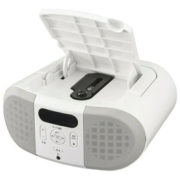 【2個セット】 オーム電機 RCR-230N CDラジオ (2電源対応/AM、FM各最大20局/単2形×...