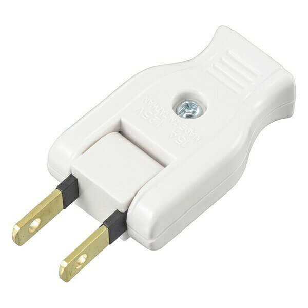樂天商城 - 【3個セット】 オーム電機 HS-HMVP-ZE/W 絶縁カバー付ムービープラグ (トラッキング火災対策に/補修用/1500Wまで/15A-125V/ホワイト/パッケージ無)