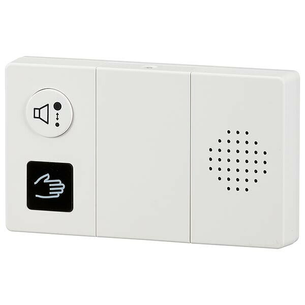 オーム電機 OGH-SS1 センサー式流水音発生器 OHM ホワイト 取り付け簡単 生活家電 トイレ 節水 トイレ用 トイレ用流水音発生器 用品 消音 流水音発生器 シンプル デザイン センサー式