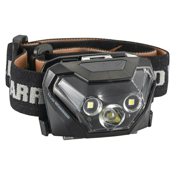 【3個セット】 OHM LED ヘッドライト 550ルーメン LC-LW550RW-K LEAD WARRIOR 作業 アウトドア 防災 電池式 IPX4 防水 赤色光 照射 キャンプ 登山 夜間作業 おもちゃ auc-ulmax-12215315 ウルマックス 楽天市場店 パッケージ画像