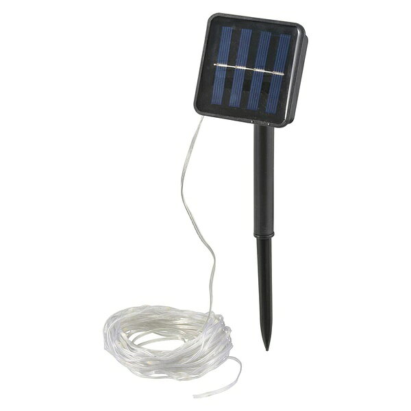 【3個セット】 オーム電機 SL-YG05SL2A ソーラー充電式LEDストリングライト (明暗センサー付/ストリング長さ12m/保護等級IPX5)