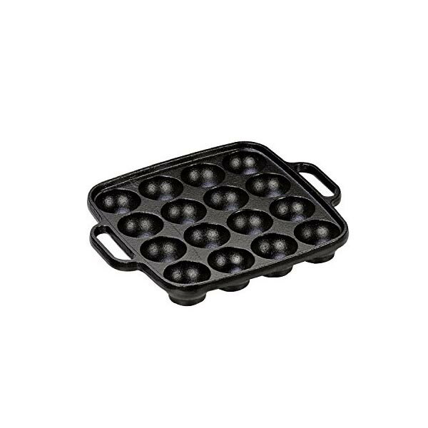 IH爐/瓦斯爐兩用 - 【2個セット】 イシガキ 鉄鋳物 たこ焼き器 16穴 ブラック 縦19×横23×高さ3cm IH対応 ガス火 対応 3966 イシガキ産業 ガスコンロ 鉄板 一人用 キッチン家電 家庭用 カセットコンロ 敬老の日 家電 バーベキュー ホットプレート 高品質
