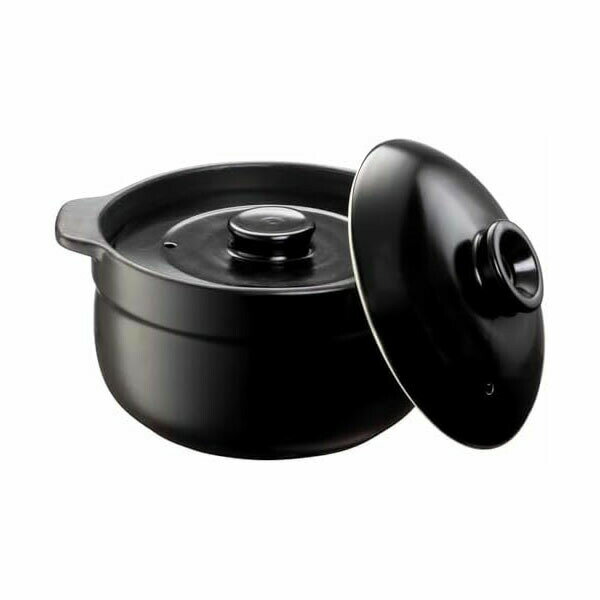 Earthen Pots - イシガキ DLレンジ&直火対応 炊飯土鍋 二重蓋3合 4480 人気商品