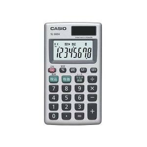 Rakuten - 【5個セット】 カシオ SL-660A パーソナル電卓 カードタイプ 8桁