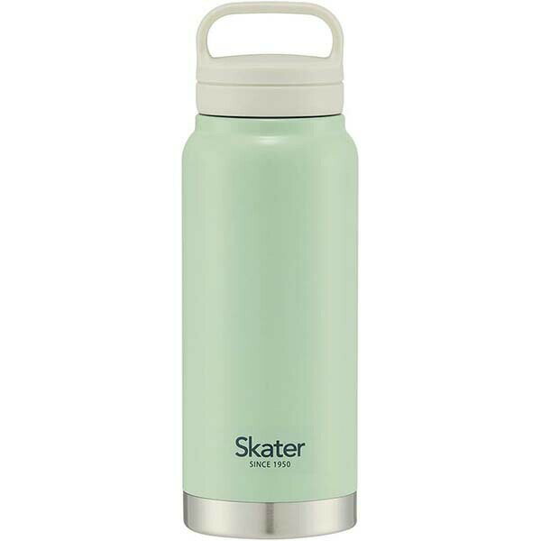 スケーター スクリューハンドルマグボトル 500ml くすみグリーン STSC5 保温 保冷 ステンレス マグボトル スクリューハンドル付 水筒 くすみカラー レディース 直飲み 旅行 外出 保温保冷 軽量 洗いやすい 保冷保温 ステンレス水筒 スクリュー