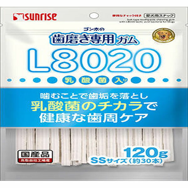 Chewing Gums - 【3個セット】 マルカン ゴン太の歯磨き専用ガムSSサイズ L8020乳酸菌入り 120g マルカンサンライズ