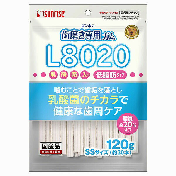 Ball Shape - 【24個セット】 マルカン サンライズ ゴン太の歯磨き専用ガムSSサイズ L8020乳酸菌入り 低脂肪 120g マルカンサンライズ 犬用おやつ セミハードタイプ 歯磨き専用ガム ドッグフード 歯垢除去 おやつ サンライズ事業部 国産 しつけ ドッグ ハミガキ フード 安心素材