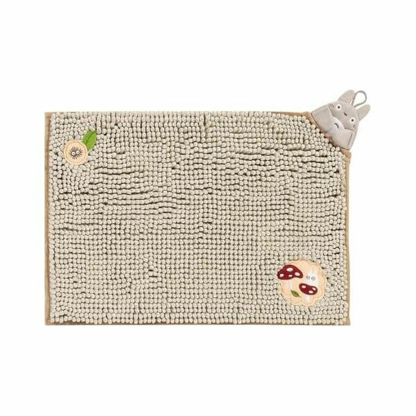 樂天商城 - センコー となりのトトロ もこもこトトロ バスマット 約35×50cm ベージュ 吸水 速乾 マイクロファイバー 65608 人気商品