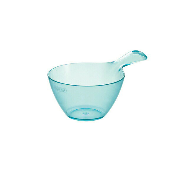 Washbasins - 【10個セット】 リッチェル カラリ 手おけ HG アクアブルー 風呂桶 手桶 お風呂 バスグッズ お風呂グッズ ホール付き 穴付き 収納簡単 クリアカラー 小さい 小さめ 小型 お手入れ簡単 乾きやすい おふろ シンプル 取っ手 取手 湯おけ 洗面器 ペール