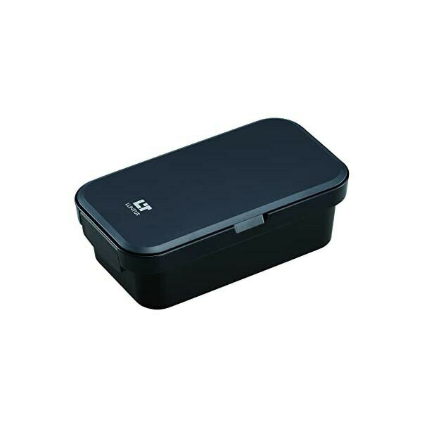 Plastic - 【10個セット】 アスベル 弁当箱 ランタス WS-800C 幅21.1cm×奥行11.6cm×高さ6.8cm バッグ付 ブラック 抗菌 容器 一段 男性 食洗機対応 スリム ランチバッグ 新生活 大きめ 食洗器対応 中学生 ロック 保冷 高校生 汁モレ防止 高品質