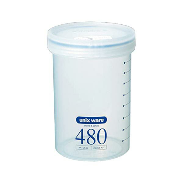 Condiments Container - 【10個セット】 アスベル 保存容器 Ag・UサークルP ナチュラル PS15 抗菌 キッチン 新生活 樹脂製 ユニックス アズワン キャニスター 耐熱 サークルポット シール容器 食卓用品 計量器 密封 密閉 レンジ対応 高品質