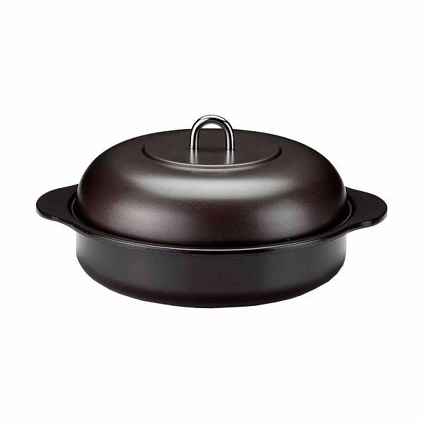 Ih Compatible - 高木金属 HA-IY24S 石焼きいも器 ホーロー IH対応 (200V専用) 24cm 高木金属工業 タカギ Takagi 本格 簡単 ガスコンロ ブラック 家庭用 便利 ほうろう クッキングヒーター レシピ 焼き 琺瑯 人気商品