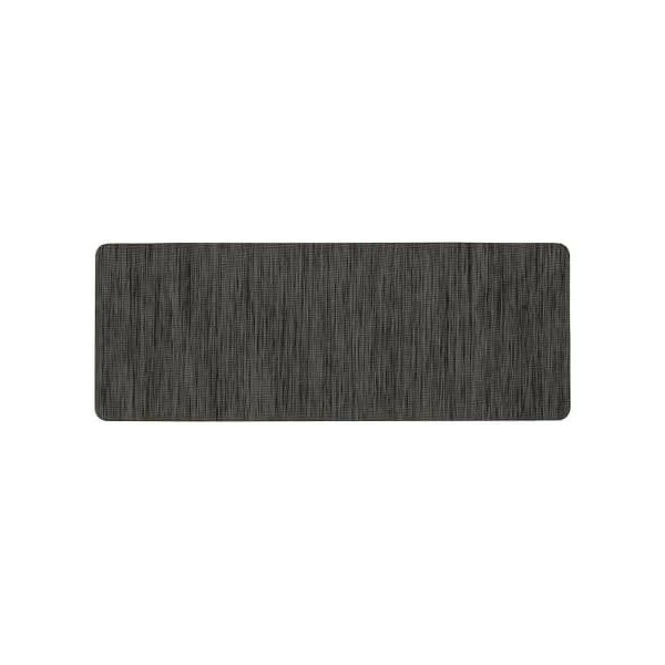 Kitchen Mats - 【10個セット】ベストコ キッチンマット 拭ける PVC テキスタイル調 クラシックブラック 45×120cm ND-6285 はっ水 抗菌 人気商品