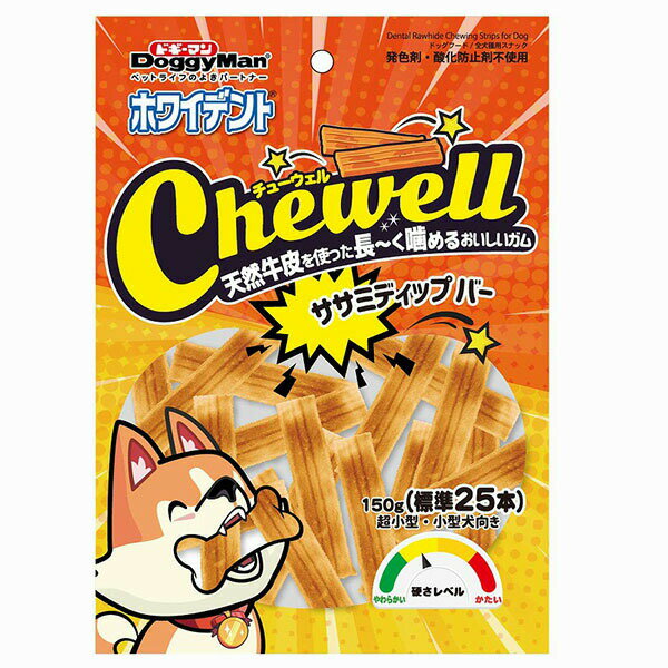 Shoe Shape - ドギーマンハヤシ食品営業部 ホワイデント Chewell ササミディップバー150g(標準25本)