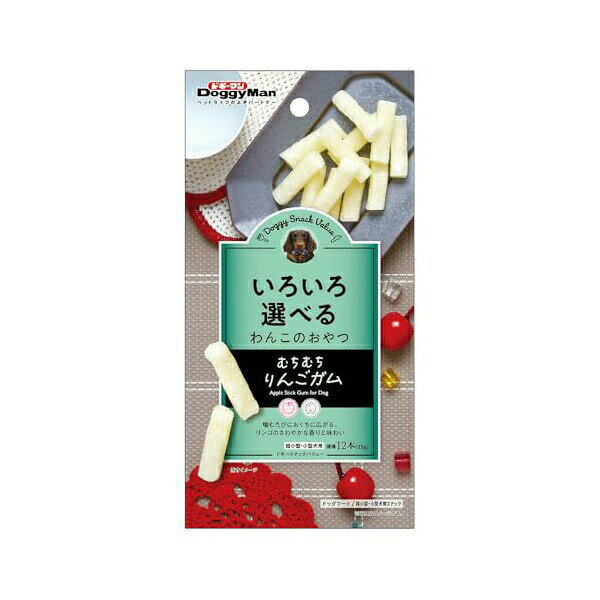 【6個セット】 ドギーマン ムチムチ リンゴ ガム 犬用 おやつ スナック ドッグフード 間食 トッピング