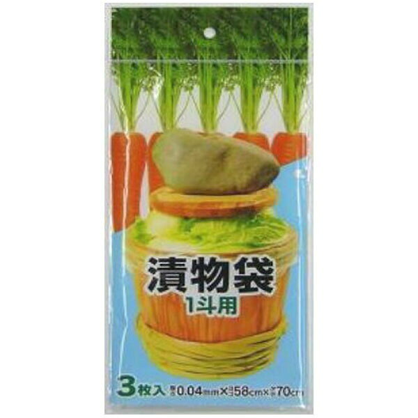 Tsukemono Cask （Pickler） - プラテック　漬物袋1斗用 3枚入 T-20 漬物袋 プラテック